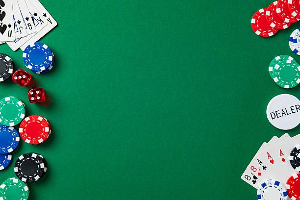 Bandar Poker table with multiple players